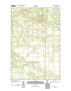 Park Rapids NW 2013 topographic map thumbnail