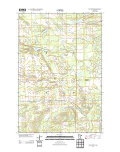 Park Rapids SW 2013 topographic map thumbnail