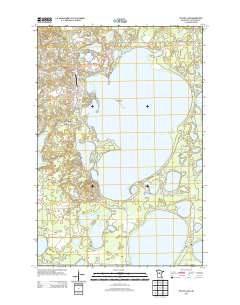 Pelican Lake 2013 topographic map thumbnail