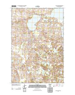 Pelican Rapids 2013 topographic map thumbnail
