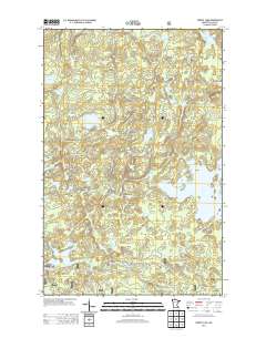 Perent Lake 2013 topographic map thumbnail