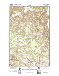 Peterson Lake 2013 topographic map thumbnail