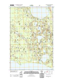 Pigeon Dam Lake 2013 topographic map thumbnail