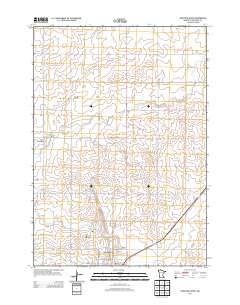 Pipestone North 2013 topographic map thumbnail