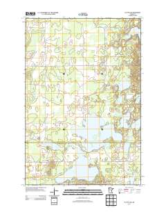 Platte Lake 2013 topographic map thumbnail
