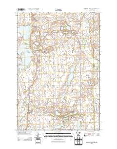Pomme De Terre Lakes 2013 topographic map thumbnail