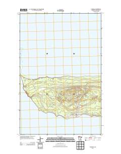 Ponemah 2013 topographic map thumbnail