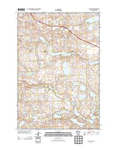 Quam Lake 2013 topographic map thumbnail
