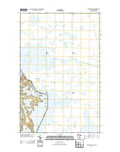 Swansons Bay 2013 topographic map thumbnail