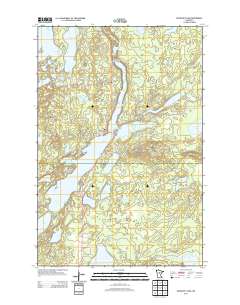Roosevelt Lake 2013 topographic map thumbnail