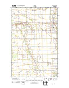 Roseau 2013 topographic map thumbnail