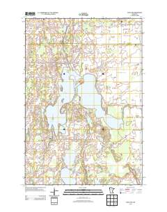 Rush Lake 2013 topographic map thumbnail