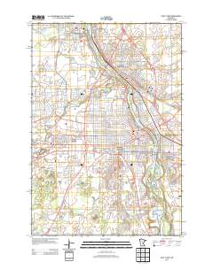 Saint Cloud 2013 topographic map thumbnail