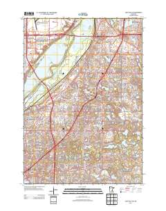 Saint Paul SW 2013 topographic map thumbnail