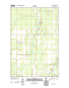 Sanders Lake 2013 topographic map thumbnail