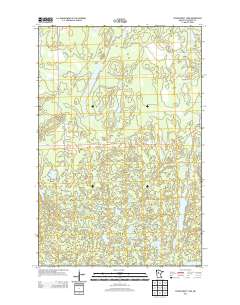 Schoolcraft Lake 2013 topographic map thumbnail