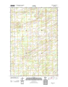 Sebeka SW 2013 topographic map thumbnail