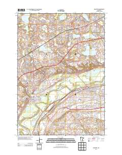 Shakopee 2013 topographic map thumbnail