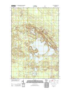 Side Lake 2013 topographic map thumbnail