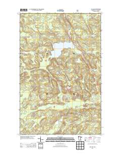 Ash Lake 2013 topographic map thumbnail