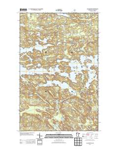 Ash River NE 2013 topographic map thumbnail