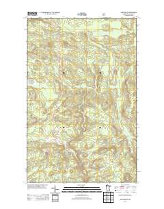 Ash River SW 2013 topographic map thumbnail