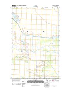 Badger NW 2013 topographic map thumbnail