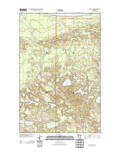 Bagley Lake 2013 topographic map thumbnail