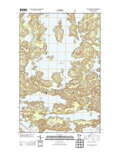 Sioux Pine Island 2013 topographic map thumbnail
