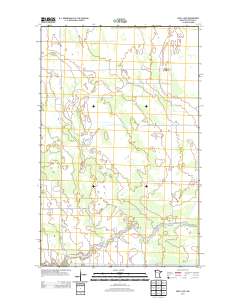 Skull Lake 2013 topographic map thumbnail