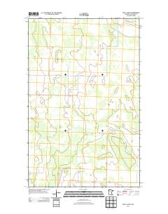 Skull Lake SE 2013 topographic map thumbnail