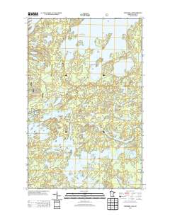 Snowbank Lake 2013 topographic map thumbnail