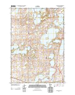 Solomon Lake 2013 topographic map thumbnail