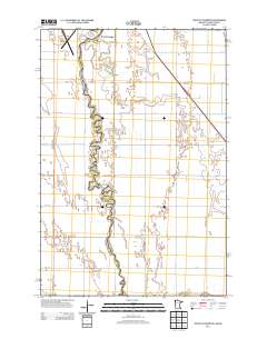 South of Wahpeton 2013 topographic map thumbnail