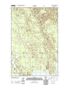 Dunbar Lake 2013 topographic map thumbnail