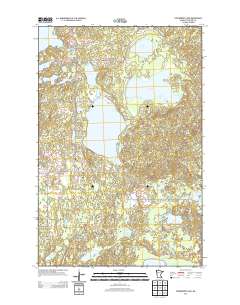 Strawberry Lake 2013 topographic map thumbnail
