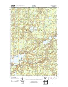 Thompson Lake 2013 topographic map thumbnail