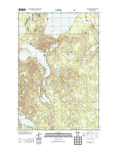 Thunder Lake 2013 topographic map thumbnail