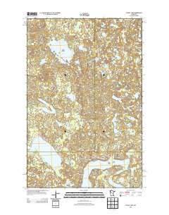 Tulaby Lake 2013 topographic map thumbnail