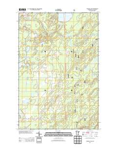 Turpela Lake 2013 topographic map thumbnail