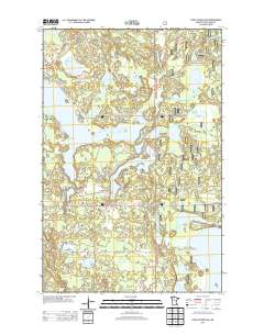 Turtle River Lake 2013 topographic map thumbnail