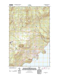 Two Harbors 2013 topographic map thumbnail