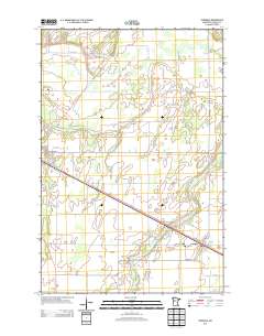 Verndale 2013 topographic map thumbnail