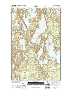 Wabana Lake 2013 topographic map thumbnail