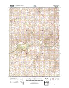 Wanamingo 2013 topographic map thumbnail