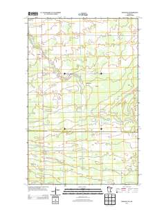 Wannaska SW 2013 topographic map thumbnail