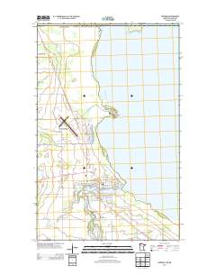 Warroad 2013 topographic map thumbnail