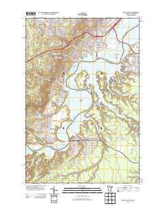 West Duluth 2013 topographic map thumbnail