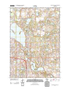 White Bear Lake East 2013 topographic map thumbnail