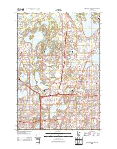 White Bear Lake West 2013 topographic map thumbnail